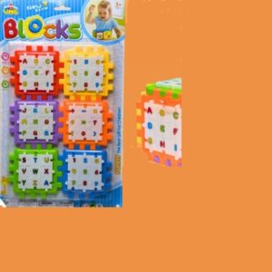 Bloques didácticos con abecedario y numeración